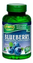 Blueberry Mirtilo Antioxidante Unilife - 550 Mg 120 Cápsulas