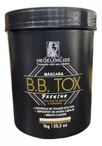 2-botox B.b Tox Hegelon Liss Preto 1kg (premium) + Brinde