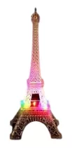 Torre Eiffel París Luces Luminoso Lampara Luz  H.o 25 Cm 