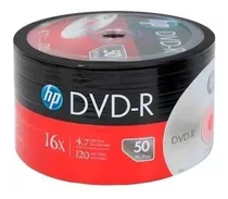 Dvd-r Hp 4.7gb 16x 120min Video Bulk De X50 Unidades Nnet