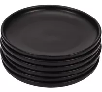 Plato De Aperitivo Pequeño De Porcelana Mate Bonnoces De 6 P