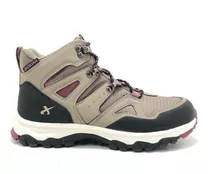 Zapatilla Botita Jaguar Trekking Mujer Cordones Art 3046