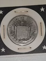 Moneda 25 Centavos 1875 Costa Rica  Buen Estado 