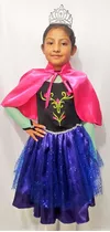 Disfraz Vestido Ana Froze Elsa Niña Princesa Hallowen Envio