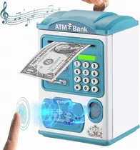 Alcancia Electronica Automatica Caja Fuerte Billetes Monedas