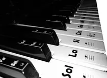 Stickers Adhesivos Para Piano 88 Teclas Notas Musicales