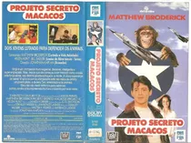 Vhs Projeto Secreto Macacos - Matthew Broderick