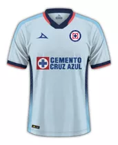 Playera Jersey Cruz Azul Visita 2024 Hombre Mas Parche