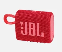 Alto-falante Jbl Go 3 Portátil Com Bluetooth Waterproof Red 