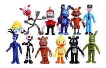 Five Nights At Freddy's Bonnie Chica Foxy Kit 12 Bonecos