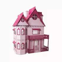 Casa De Bonecas Escala Barbie Modelo Emily Sonhos - Darama