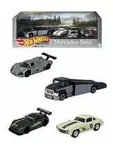 Hot Wheels Premium Mercedes Benz Colección 4 Carritos 1:64