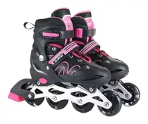 Patins Roller In Line Ajustável 28-32 / 32-36 / 36-40 + Led|