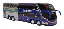 Carrinho Ônibus Em Miniatura Cometa Especial 1800 Dd G7 Azul