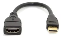 Cable Adaptador Conversor Hdmi A Mini Hdmi Qbex | 15 Cm