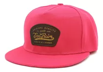 Gorra Snapback Rosa Flat Gabardina Lisa Original Eva Rain®