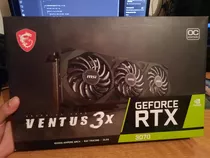 Placa De Video Rtx 3070 Ventus 3x Msi 