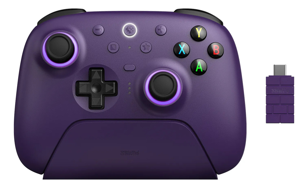Controlador Inalámbrico 8bitdo Ultimate 2, 2.4g Y Bluetooth Violet