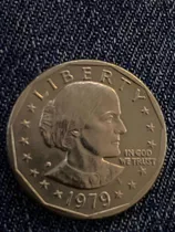 Moneda De Un Dólar De Susan B. Anthony Del Año 1979