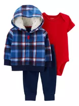 Carters Set X 3 Piezas Campera Micropolar Nenes