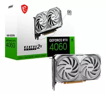 Gráfica Msi Geforce Rtx 4060 Ventus 2x White 8gb Oc Blanca