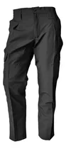 Pantalón Cargo Táctico Intexpa Negro Rip Stop Anti Desgarro