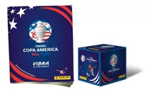 Caja + Album Tapa Blanda Copa America Usa 2024 Panini