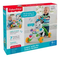 Fisher Price Apoiador Andador Zebra C/som - Mattel Dlh48