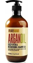 Champú Marroquí De Aceite De Argán Sls Libre De Sulfato, Par