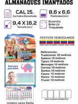 Almanaque ,calendario Imantado 2024