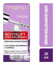 Ácido Hialurónico Sérum De Ojos L'oréal Paris Revitalift Día Noche Para Piel Normal De 20ml