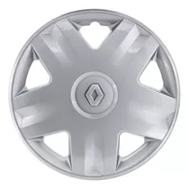 Tasa 14 Pulgadas Renault Clio 2 Kangoo 2002 2005 C/logo Gris