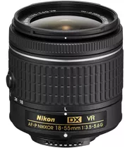 Nikon Af-p Dx Nikkor 18-55mm F/3.5-5.6g Vr Lente (refurbishe