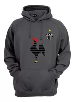 Blusa Moletom Canguru Atlético Mineiro Galo Otima Qualidade