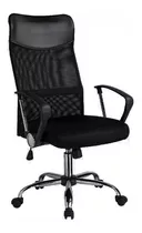 Sillon Mesh Ejecutivo Respaldo Alto Silla Escritorio Baires4 Color Negro