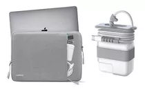 Funda Macbook Air 13 Tomtoc + Protector Cargador De 30 Watts
