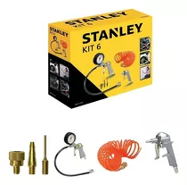 Kit Para Compresor Stanley 6 Piezas