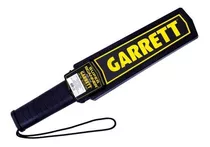 Garrett Super Scanner Detector De Seguridad  Con Cargador Color Negro