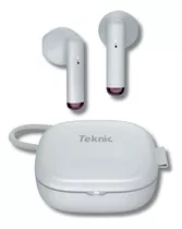 Auriculares Bluetooth Inalambricos Para iPhone Galaxy Teknic Color Blanco