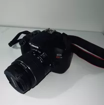 Canon Eos Rebel T6 Dslr Color Negra Con Cuerpo Y Lente