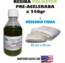 Resina Poliester X250gr + Fibra + Catalizador Tapas Motos