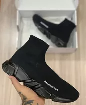 Tenis Dama Caballero Balenciaga Black Speed 30% Off Envio 