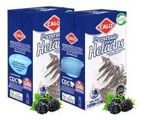 Preparado Para Helado - Calo - Sabor Mora Crema Pack X2