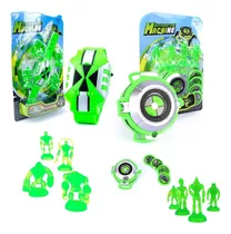 Kit 2 Relógio Omnitrix Lançador E Omniverse C/ Som E Luz Ben