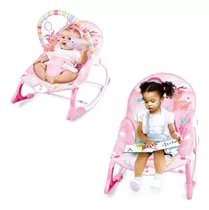 Cadeira De Bebê Descanso Balanço Musical Vibratória Happy Ha