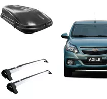 Bagageiro Teto Agile 10/14 350l Motobul + Rack