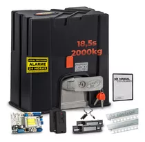 Kit Motor Ppa Dz Industrial Eurus 2000 3m Crem 2 Control Z12 Cor Preto Frequência 433 Mhz 220v