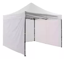 Toldo Plegable 3x3 Paredes Impermeable Retractil Blanco