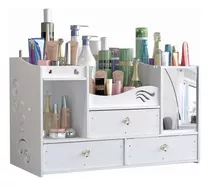 Organizador De Maquillaje Portátil Con Espejo