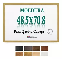 Moldura Cru 48,5x70,8 Quebra Cabeça Game Ofice 1000 Pcs Petg